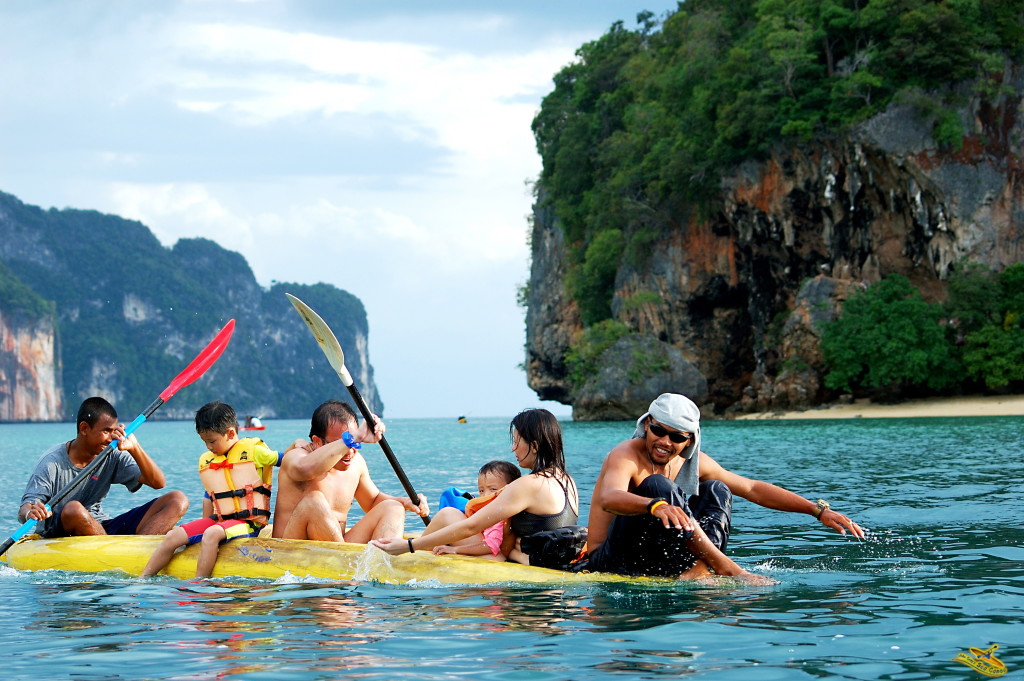 Kayaking trip around Phang Ngam Phuket, Thailand