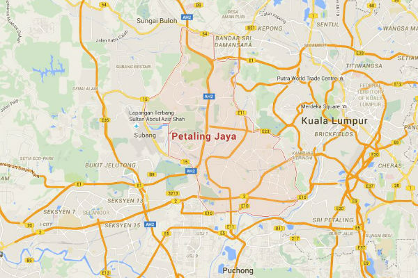 Petaling Jaya Map