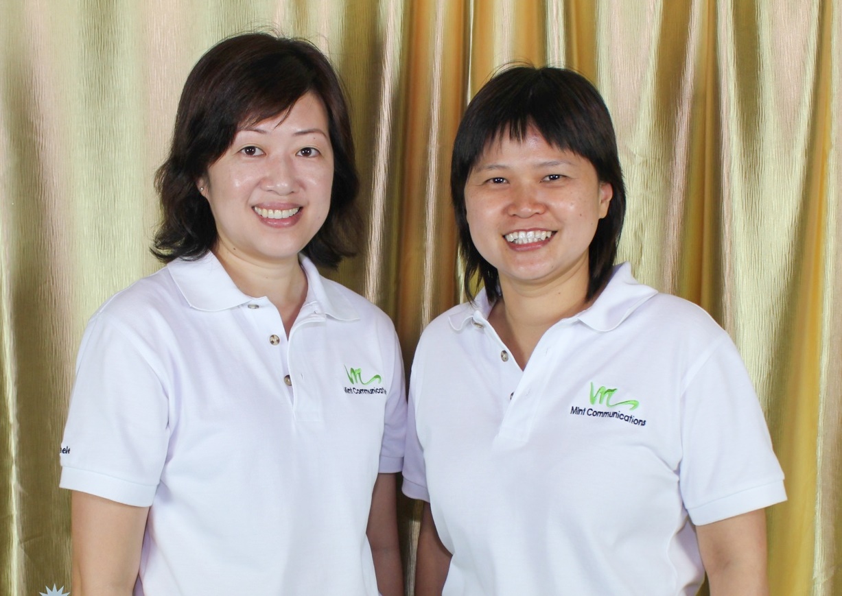 (From left) Michele Lam and Nickie Yew