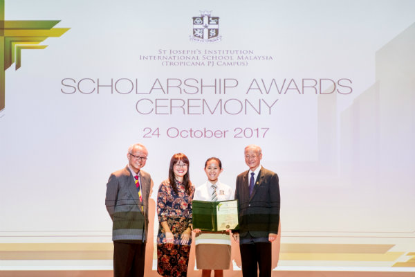 One of the scholars sponsored by the Tan Sri Tan Foundation