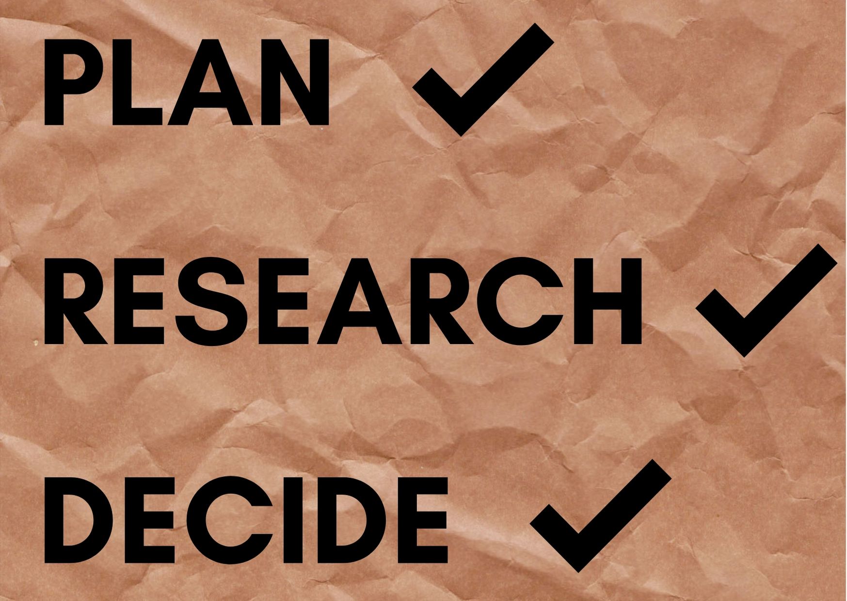 Plan & Research