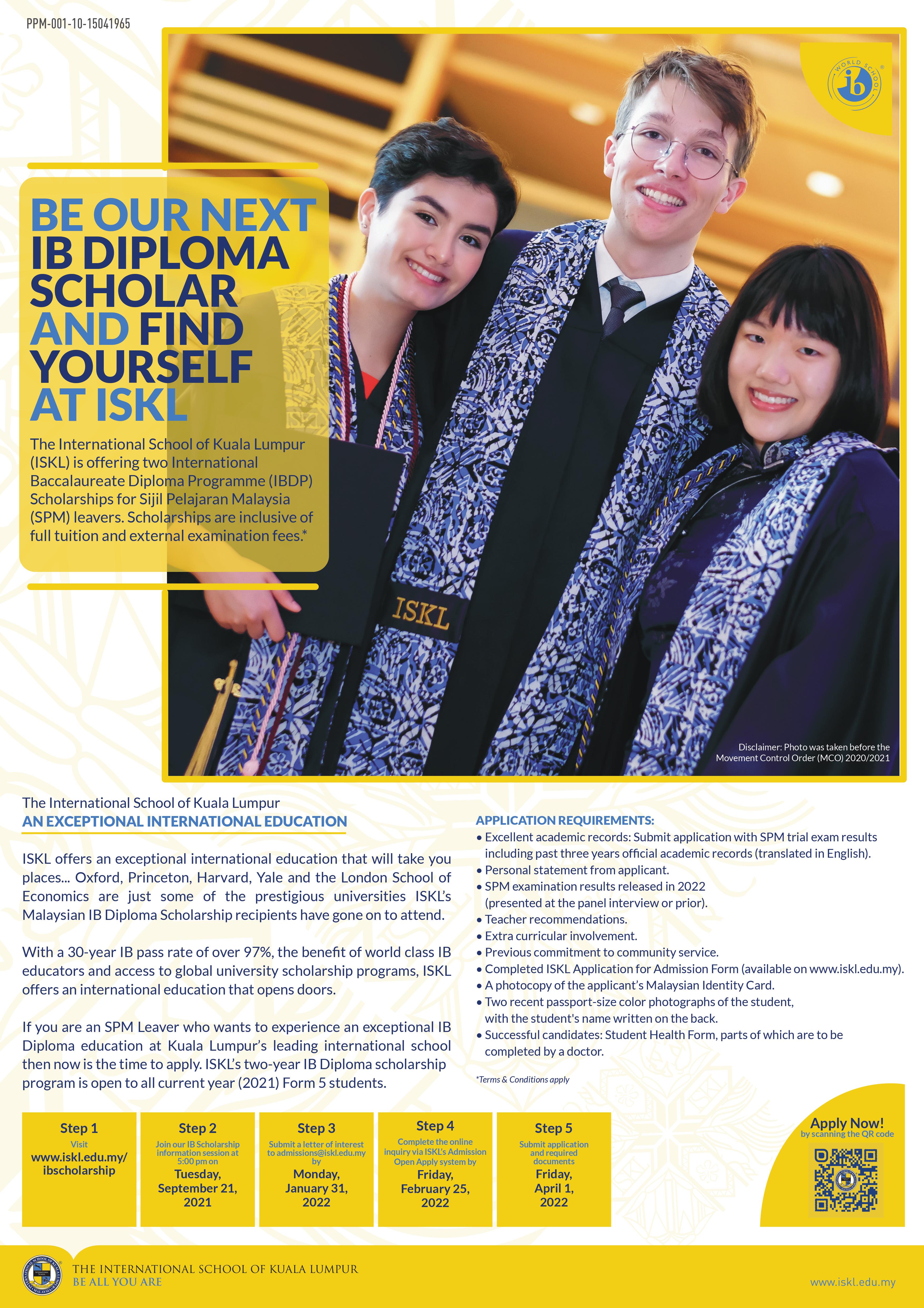 International Baccalaureate Scholarship