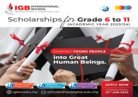 Join IGBIS Now With a Scholarship: Shaping Young People into Great Human Beings