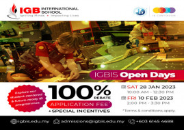 IGB International School (IGBIS) Open Day