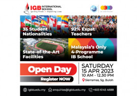 IGB International School Open Day 2023