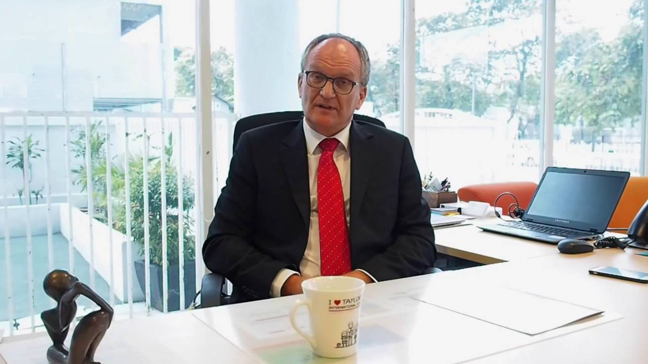 Image result for Peter Wells, Principle of Taylor's International School