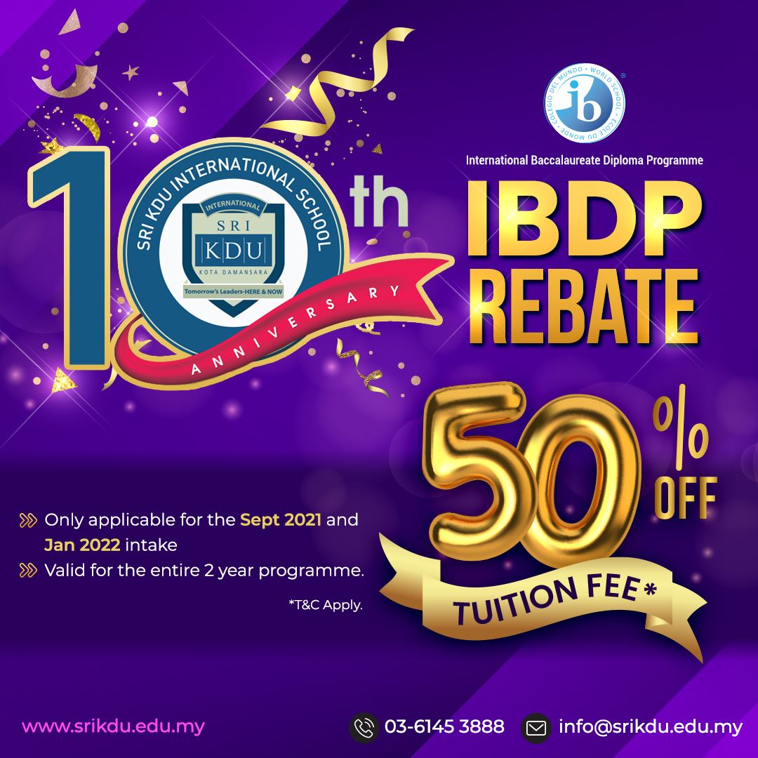 Sri KDU IBDP Rebate