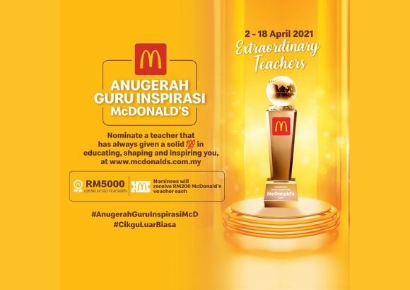 Celebrate Teacher's Day with McDonald's and Win Cash Prize Worth RM5000