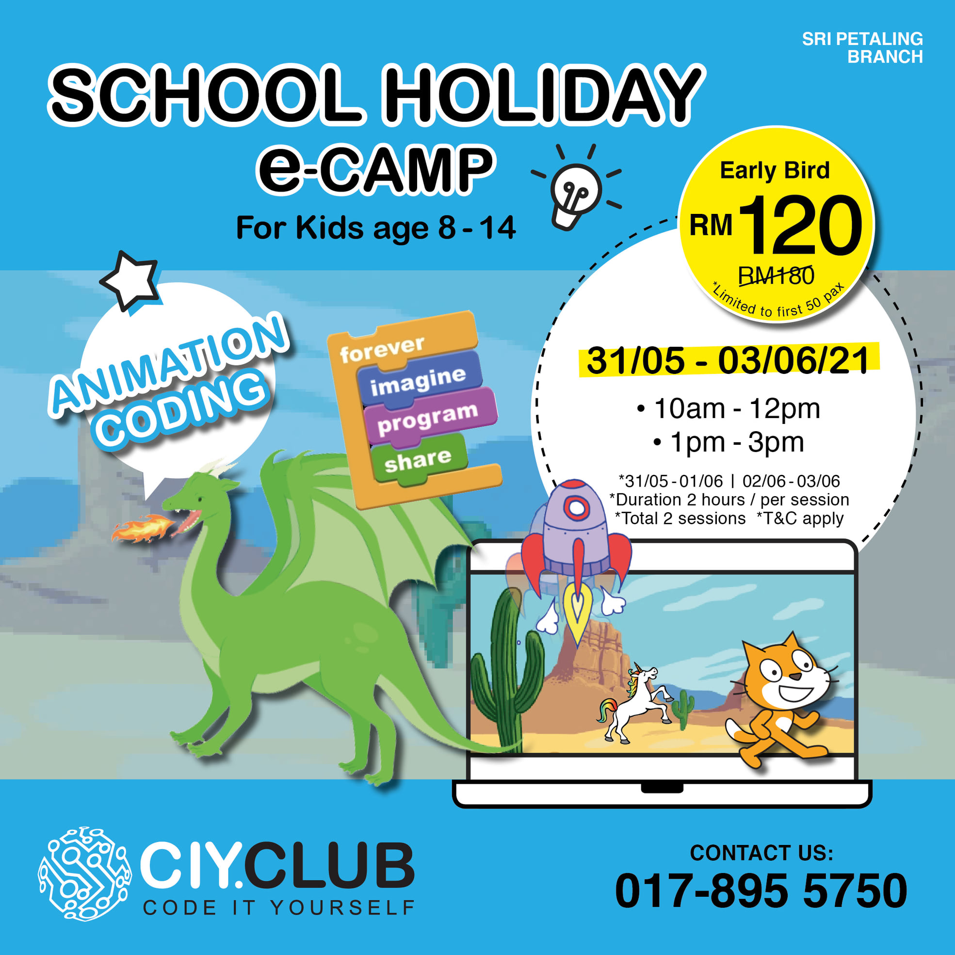 School holiday camp and programme