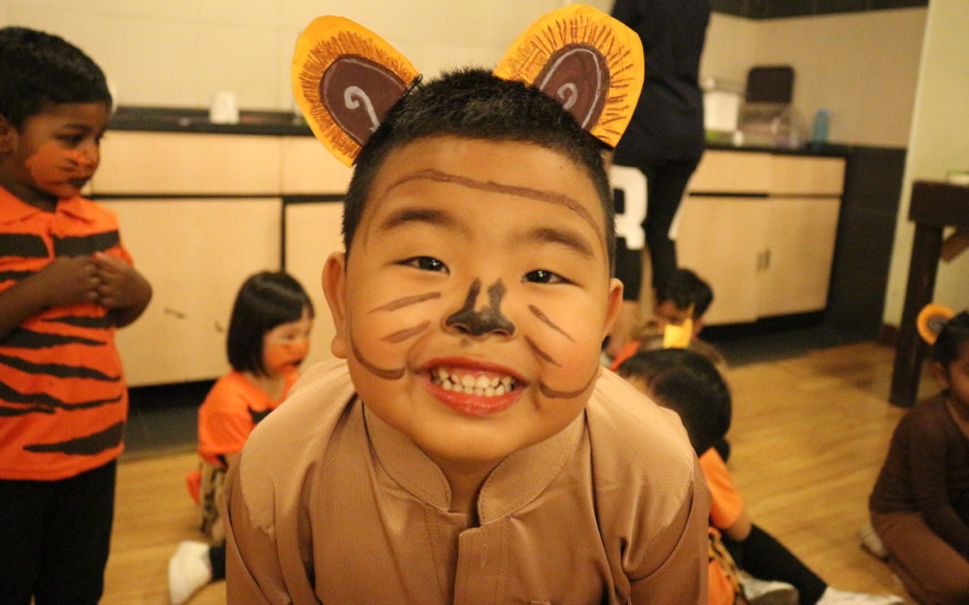 Sayfol students in a Jungle Book production; theatre and drama is a great way to incorporate holistic education