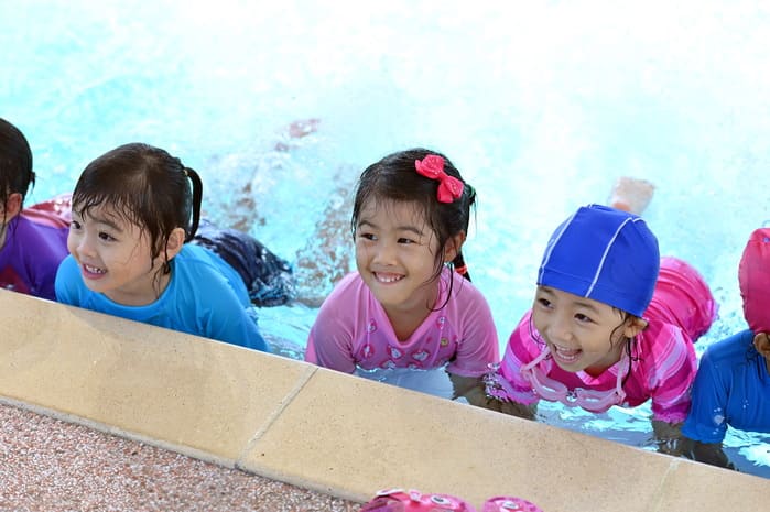 Students Swimming