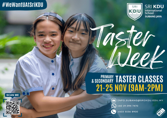TASTER WEEK Sri KDU International School, Subang Jaya