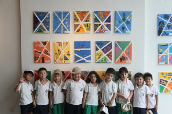 Display of talent in colors and shapes!