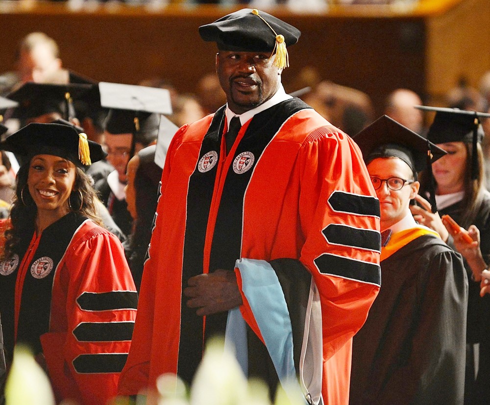 Image result for shaquille o'neal degree