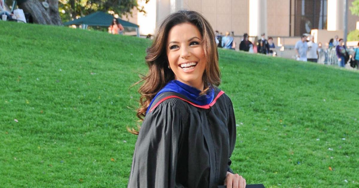 Image result for eva longoria graduation