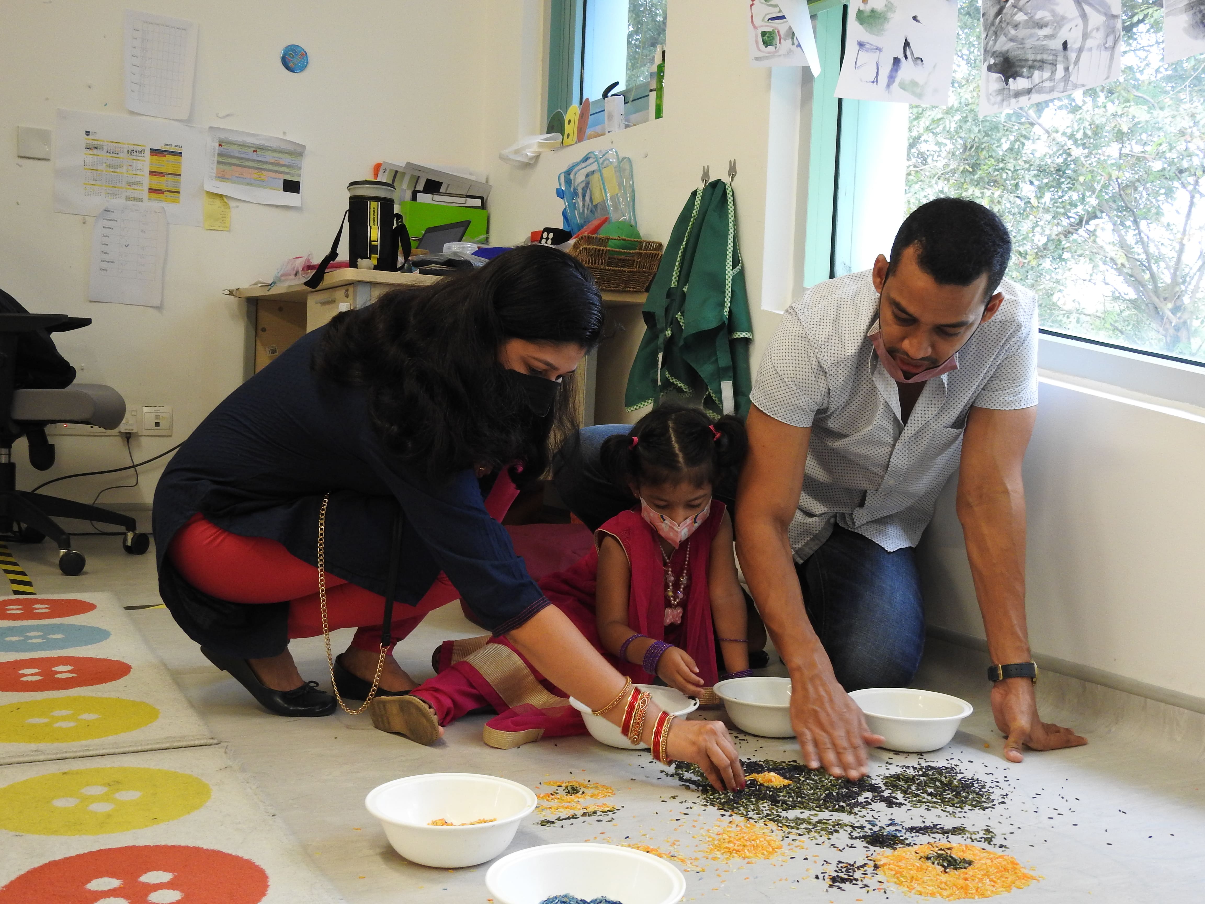 The Early Years Foundation Stage students