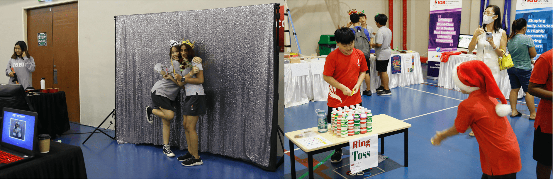 IGBIS students at the Holiday Bazaar